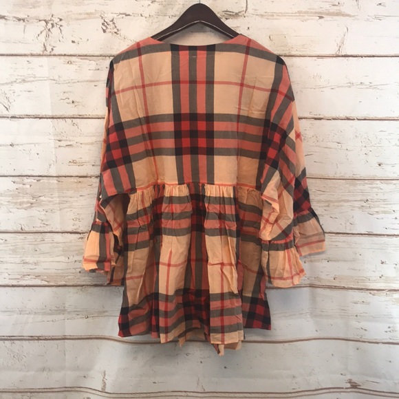 Free People V Neck Colorblocked Mini Dress - Picture 5 of 5